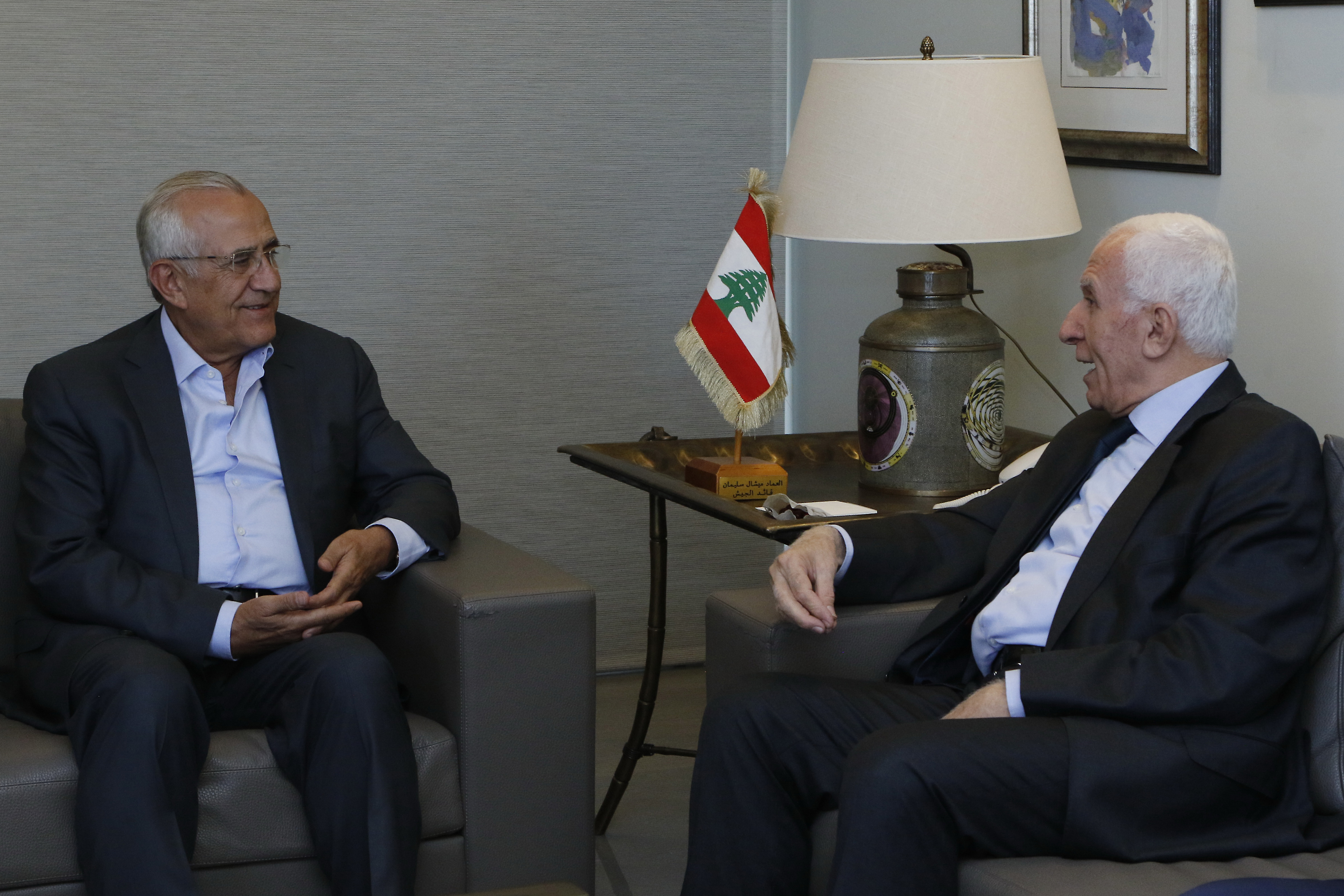 PrSleiman Meets A Palestinian Del04 07 2019 (2)